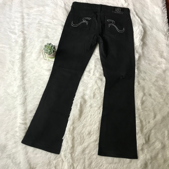 Rock & Republic Black/Dark Grey Jeans Size 27 - Picture 3 of 7